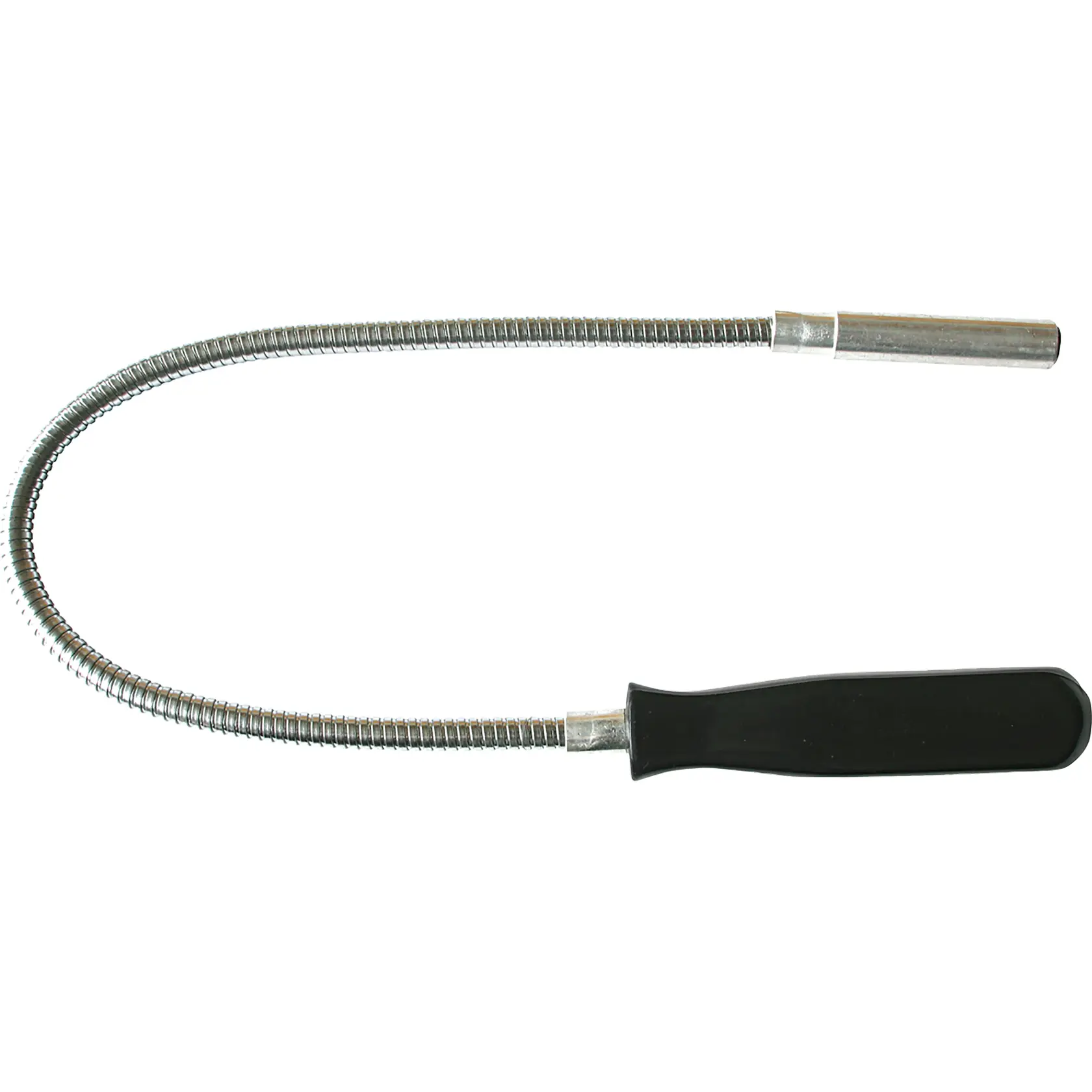 Foto de herramienta magnética flexible STANLEY 78-020 con mango negro, vista lateral, fondo blanco.