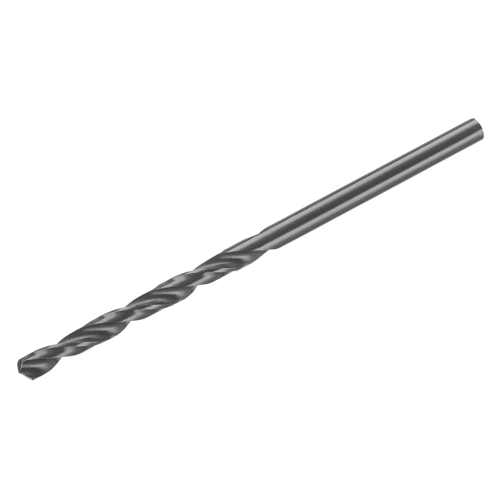 Broca STANLEY STA50015B, metal, diseño en espiral, vista lateral sobre fondo blanco.