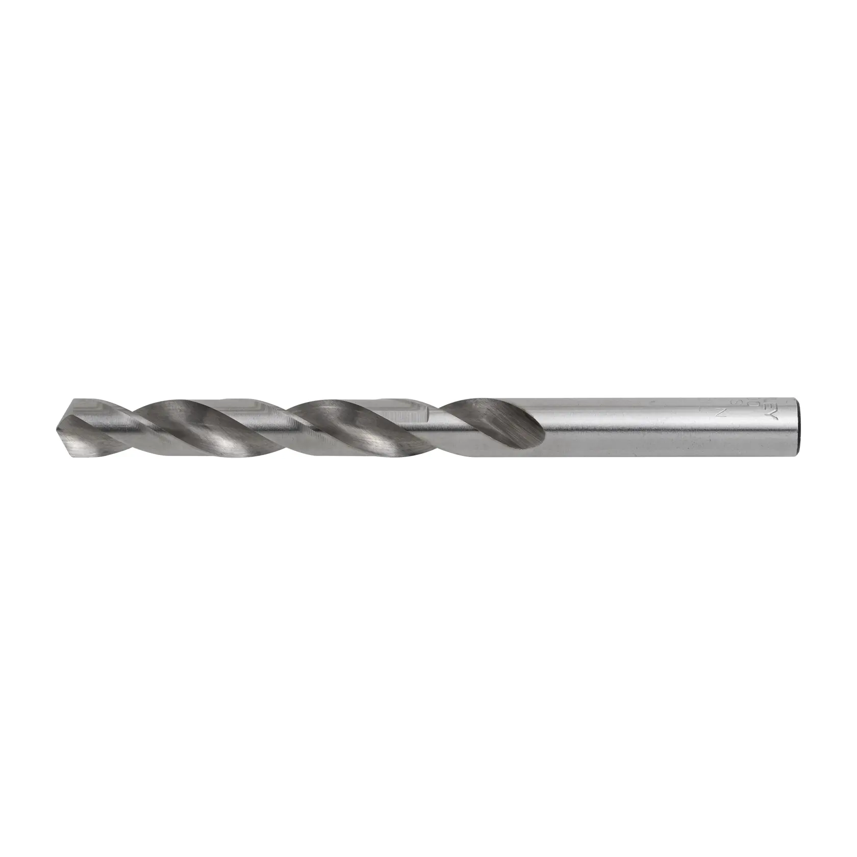 STANLEY STA50110C broca para metal, vista lateral, diseño espiral plateado, imagen fotográfica del producto.