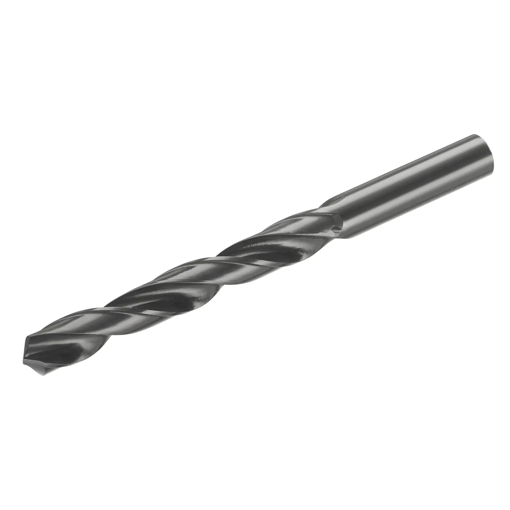 STANLEY STA50120 broca para metal, fotografía de ángulo lateral sobre fondo blanco.